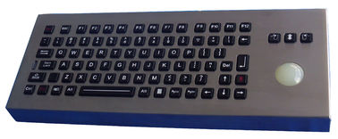 O desktop árabe ruggedized o teclado com trackball transparente, teclado de computador industrial