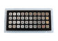 Titânio de aço inoxidável impermeável dinâmico de 40 chaves do teclado numérico IP67 do metal