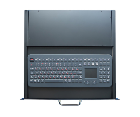 IP65 teclado de gaveta industrial dinâmico USB PS2 resistente com touchpad