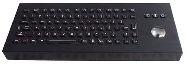 Salgue da névoa da prova do suporte o teclado ruggedized backlit preto apenas com chave 85 para forças armadas